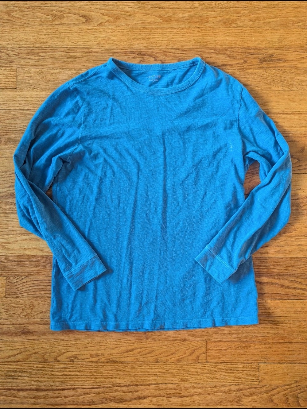 Vineyard Vines Blue Long-Sleeve Island Crew Shirt